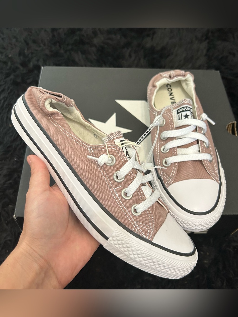 CONVERSE all Star shoreline canvas slip on shoes sneakers women’s 8 new - Picture 1 of 7
